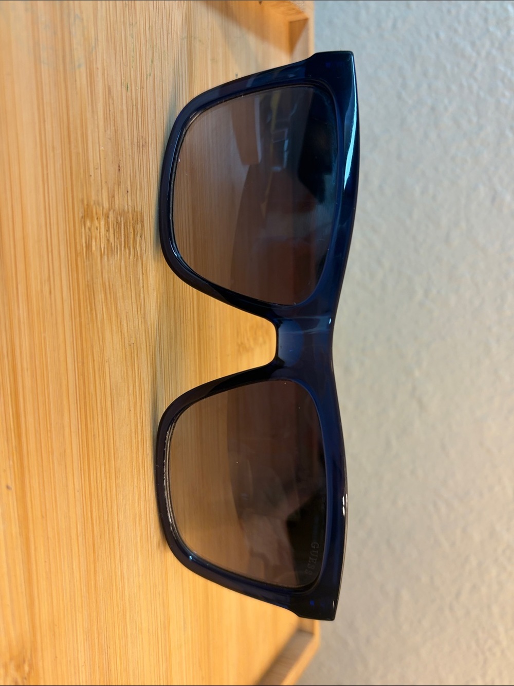 Men's Blue Square Sunglasses